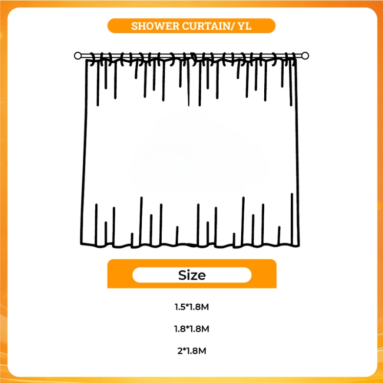 3D shower curtain - Parasyte Store