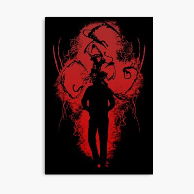 Parasyte Not A Human Red Abstract Poster