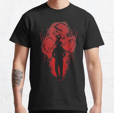 Parasyte Not A Human Red Abstract T-Shirt