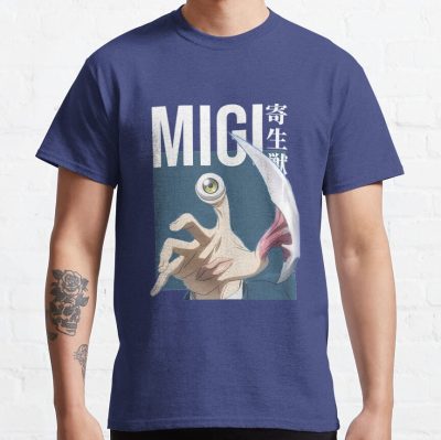 Alternative view of Migi Shinichi Izumi Parasyte Anime T-Shirt