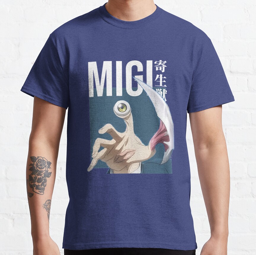 Migi Shinichi Izumi Parasyte Anime T-Shirt - Image 2