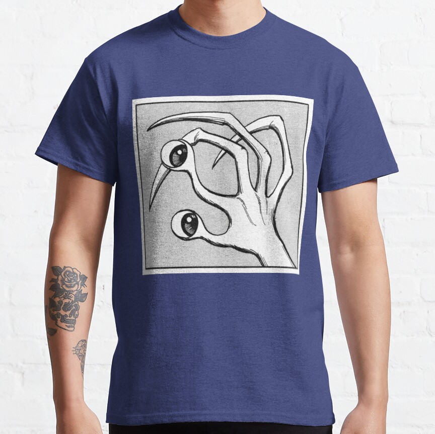 Parasyte Kiseiju Horror Manga Panel T-Shirt - Image 5