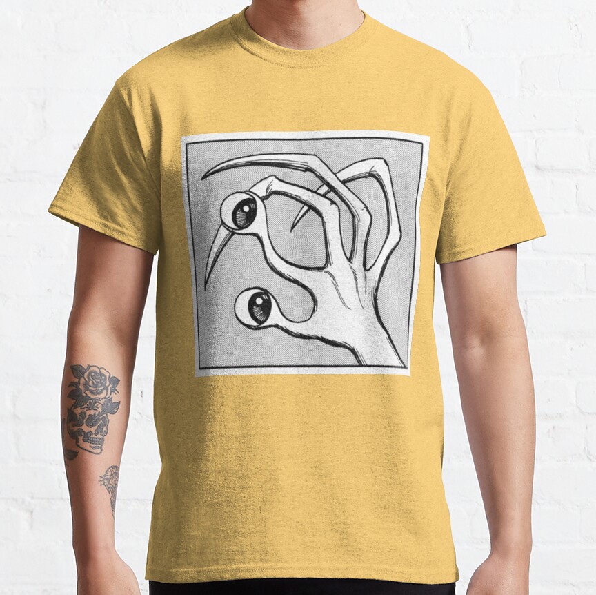 Parasyte Kiseiju Horror Manga Panel T-Shirt - Image 3
