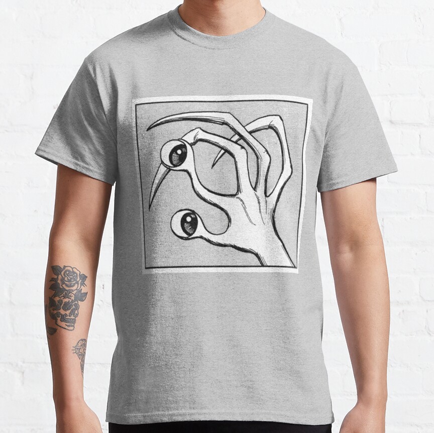 Parasyte Kiseiju Horror Manga Panel T-Shirt - Image 2