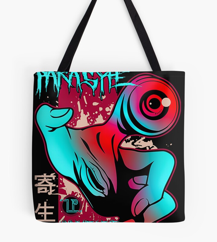 Parasyte Multicolor Anime Tote Bag
