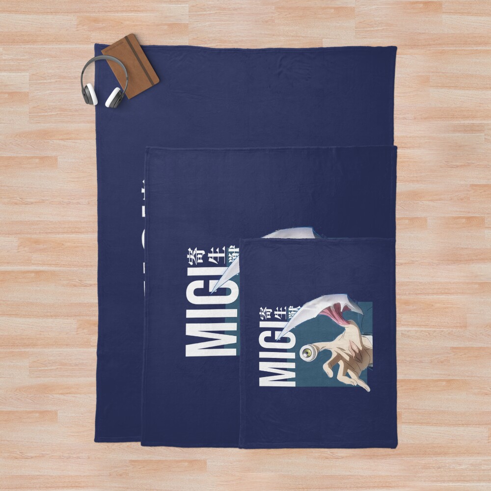 Migi Shinichi Izumi Parasyte Anime Throw Blanket - Image 3