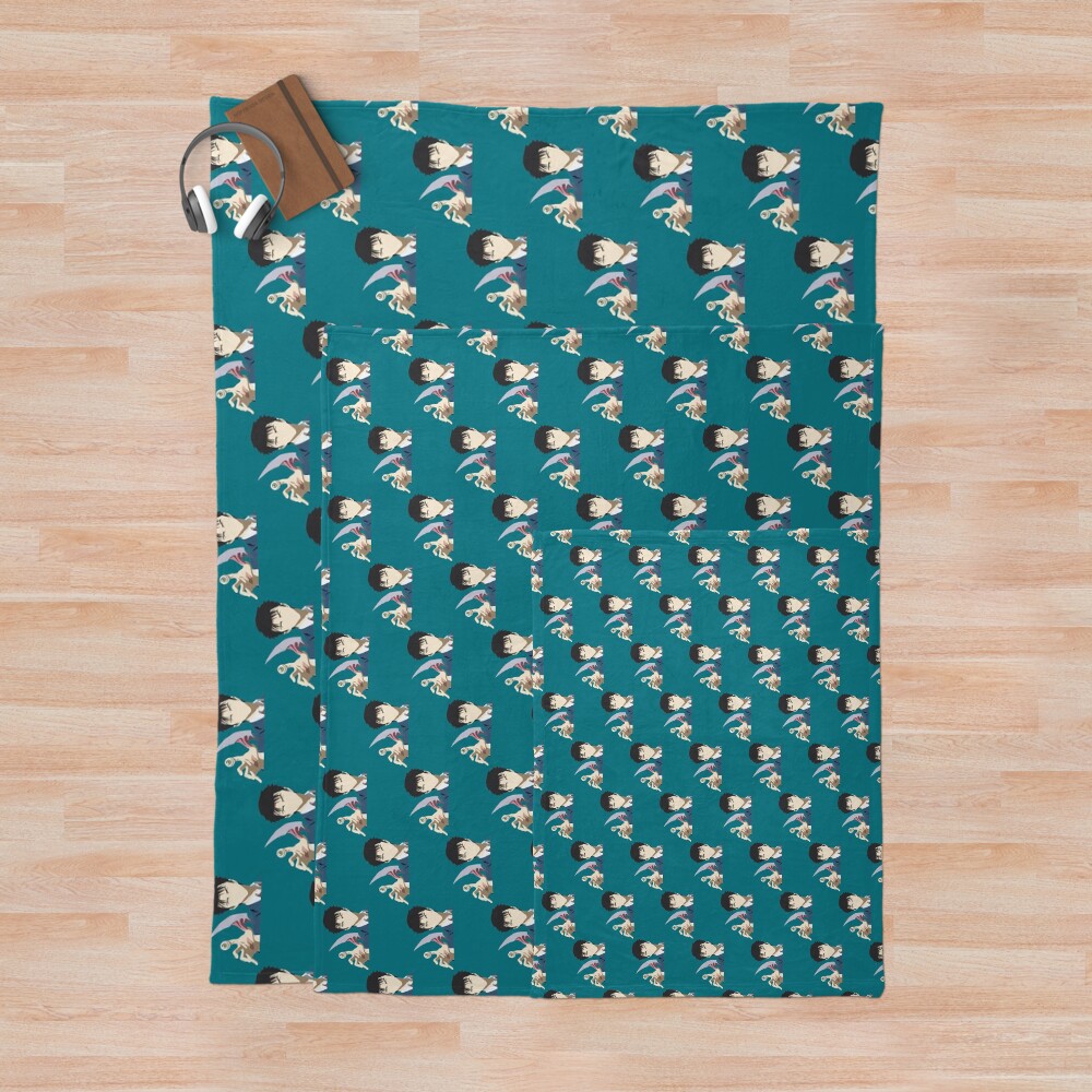 Minimalist Shinichi Throw Blanket - Image 3