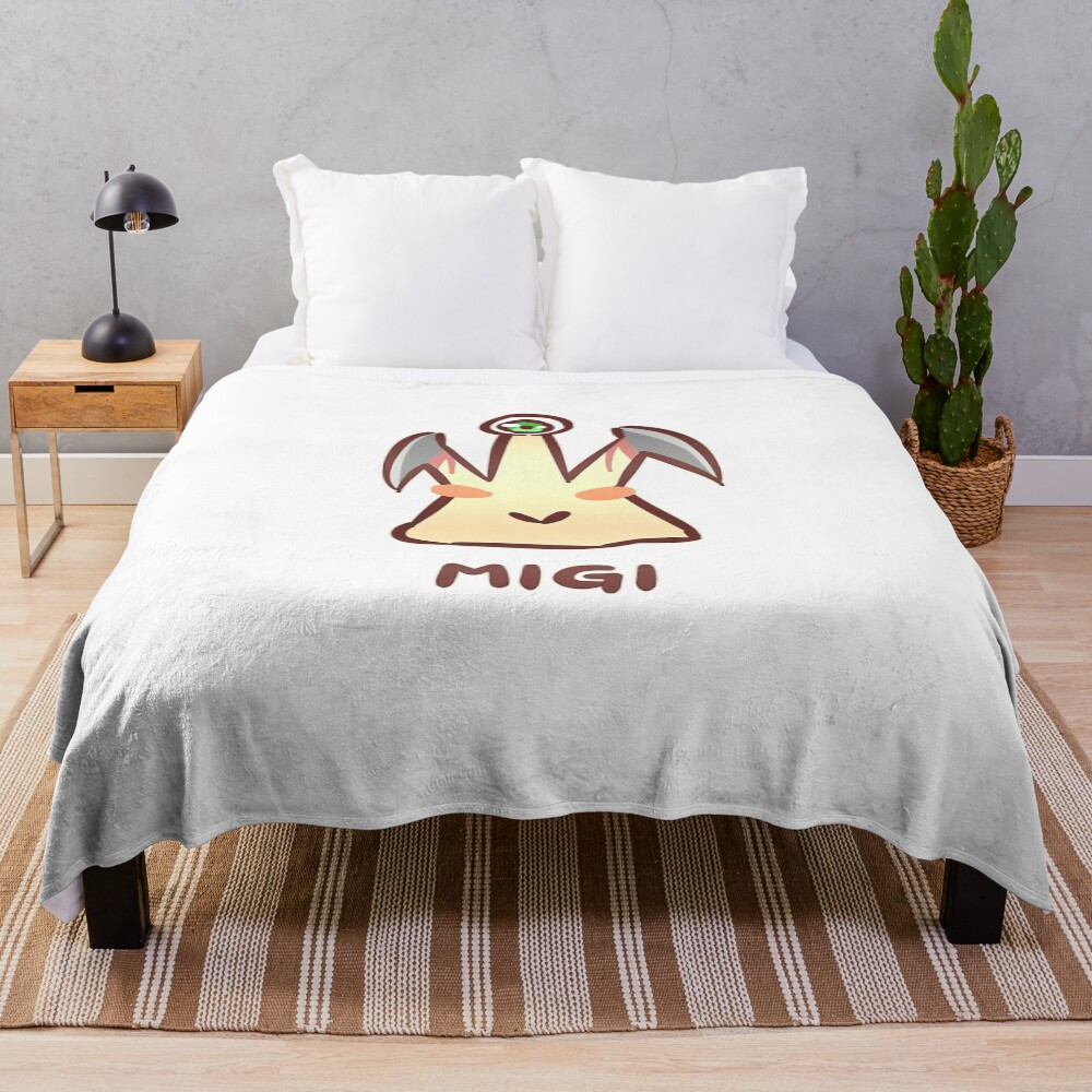 Migi Parasite Throw Blanket