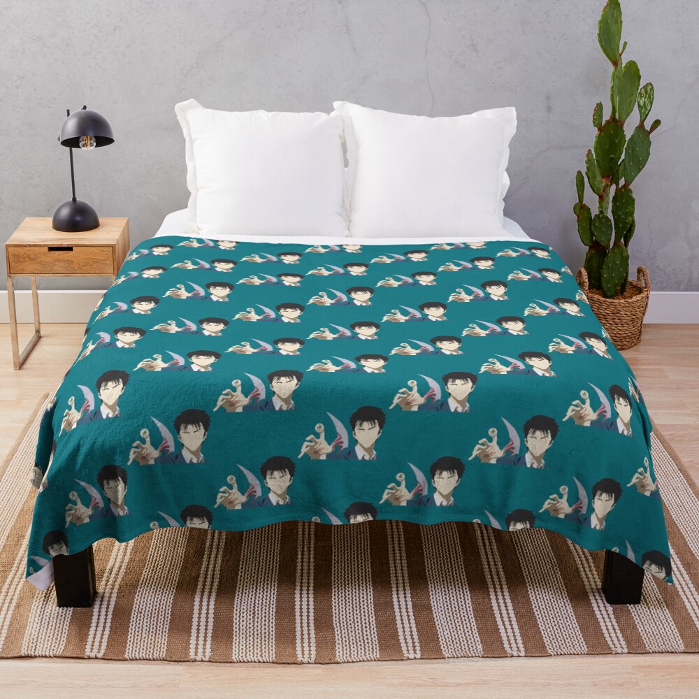 Minimalist Shinichi Throw Blanket