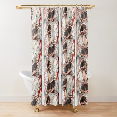 Parasyte Creepy Shower Curtain
